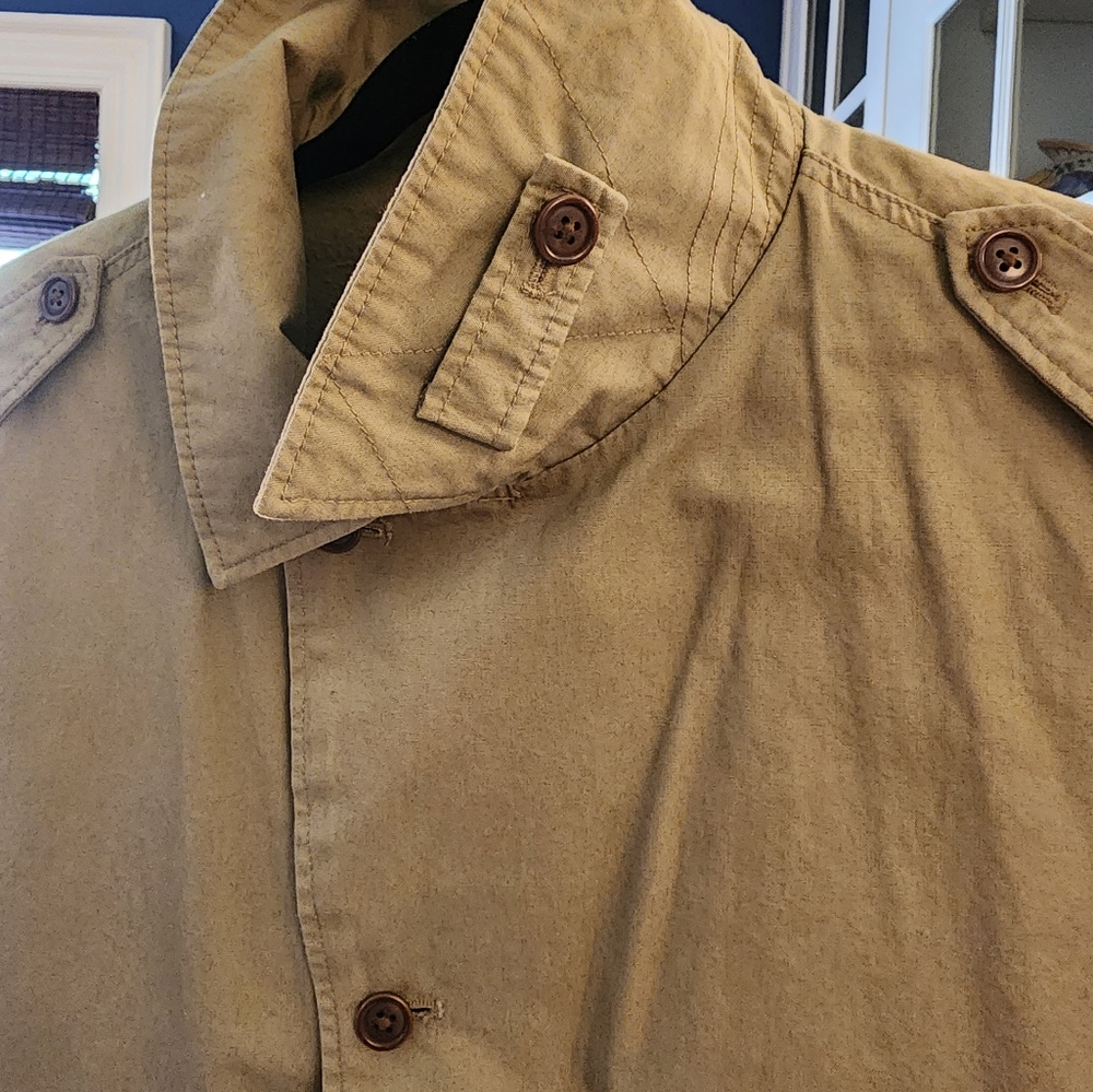 Vintage Ralph Lauren Polo Key West Khaki Green Embroidered Jacket Mens XL - Picture 12 of 12